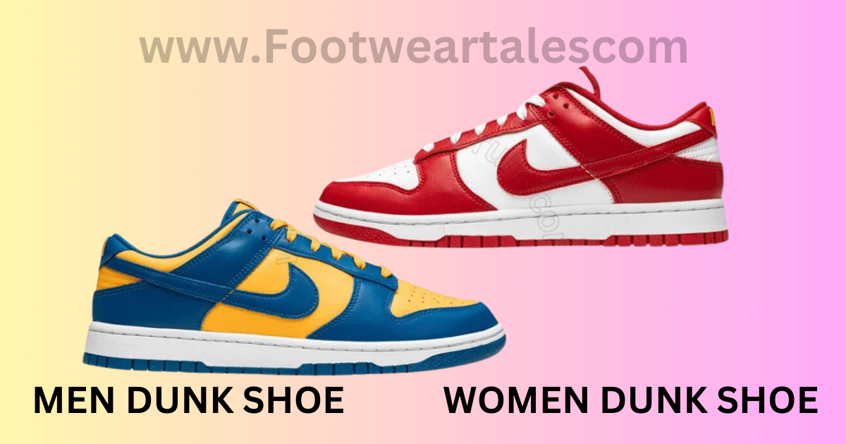 difference between men's and women's dunk shoes