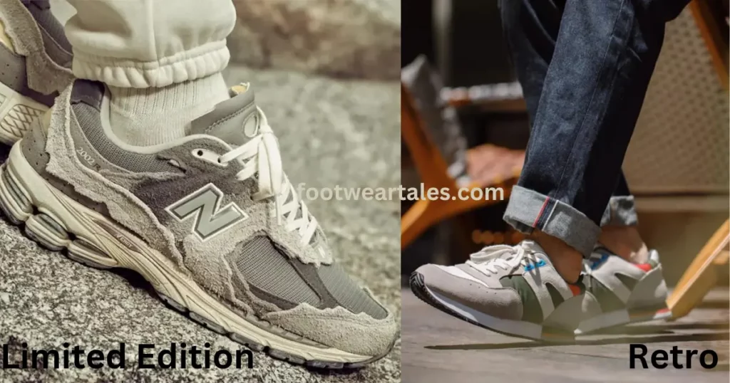 different trends of sneakers
