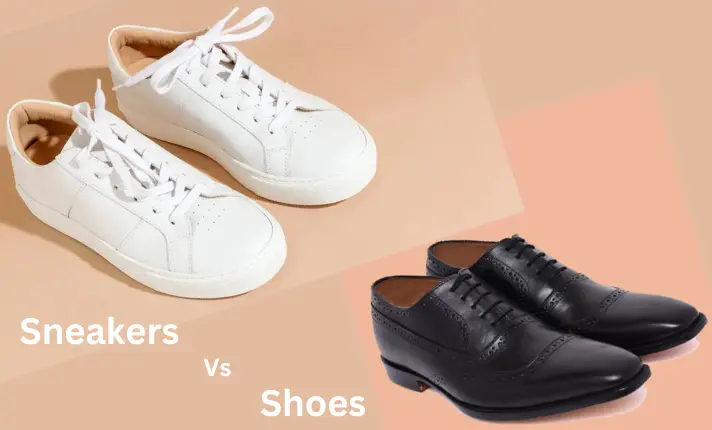 Difference between sneakers and shoes