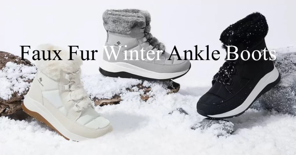 Faux Fur Winter Ankle Boots Dream Pairs Snow Winter Boots